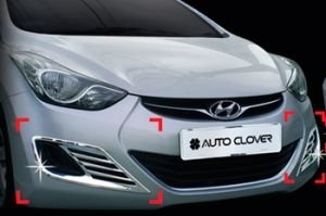Хромированные накладки на противотуманные фары Autoclover Hyundai Elantra 2010-2015 ― Auto-Clover