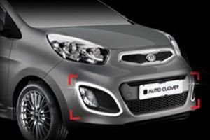 Хромированные накладки на противотуманные фары Autoclover KIA Picanto 2012-2016 ― Auto-Clover