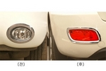 Хромированные накладки на противотуманные фары Autoclover Hyundai Santa Fe 2006-2009