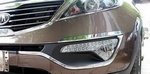 Хромированные накладки на противотуманные фары OEM-Tuning KIA Sportage 2010-2015