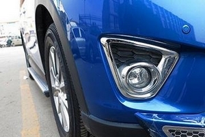 Хромированные накладки на противотуманные фары OEM-Tuning Mazda CX-5 2012-2017 ― Auto-Clover