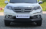 Хромированные накладки на противотуманные фары (перед/зад) Autoclover Honda CR-V IV 2012-2016
