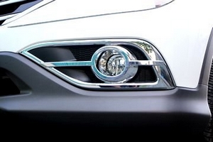 Хромированные накладки на противотуманные фары (перед/зад) Autoclover Honda CR-V IV 2012-2016 ― Auto-Clover