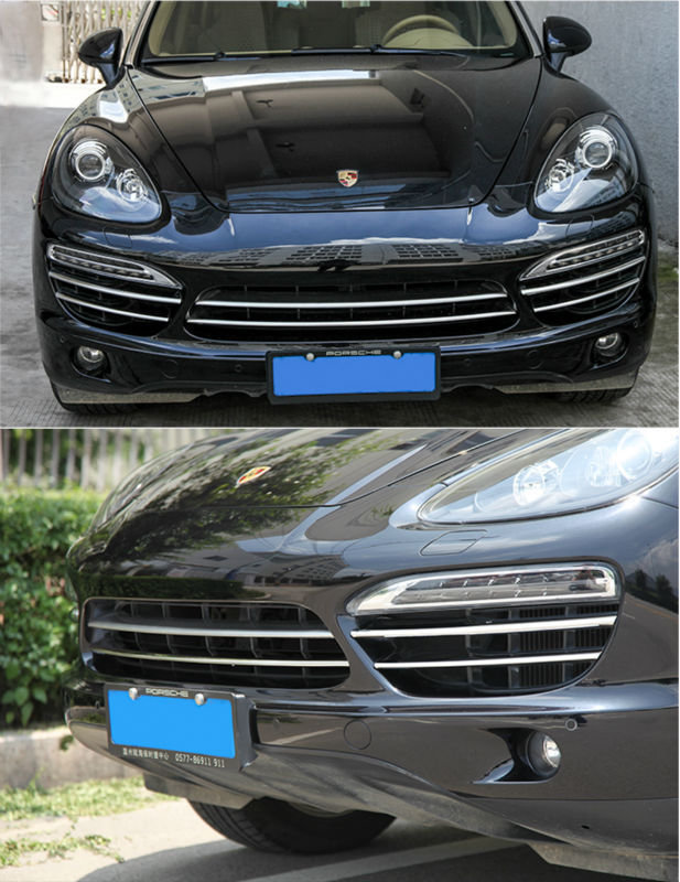 Хромированные накладки на решетку радиатора OEM-Tuning Porsche Cayenne 2011-2019 no.5215