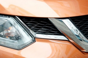 Хромированные накладки на решетку радиатора OEM-Tuning Nissan X-Trail 2014-2019 ― Auto-Clover