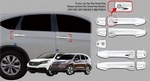 Хромированные накладки на ручки дверей Autoclover Honda CR-V IV 2012-2016
