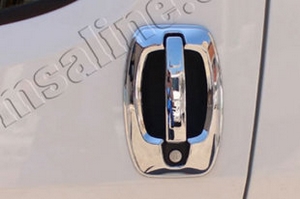 Хромированные накладки на ручки дверей Omsa Line Citroen Jumper 2006-2019 ― Auto-Clover