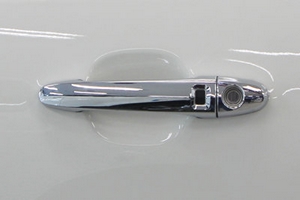 Хромированные накладки на ручки дверей (смарт ключ) Autoclover SsangYong Actyon New 2011-2012 ― Auto-Clover