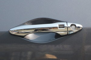 Хромированные накладки на ручки дверей (смарт-ключ) Autoclover Hyundai ix35 2009-2015 ― Auto-Clover