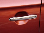 Хромированные накладки на ручки дверей (смарт-ключ) OEM-Tuning Mitsubishi Outlander III 2013-2019