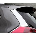 Хромированные накладки на стойки двери багажника OEM-Tuning Nissan X-Trail 2014-2019