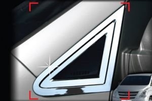 Хромированные накладки на треугольное окно Autoclover Hyundai Grand Starex (H-1) 2007-2019 ― Auto-Clover