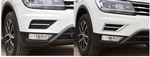 Хромированные накладки на воздухозаборники в бампере OEM-Tuning Volkswagen Tiguan II 2016-2019