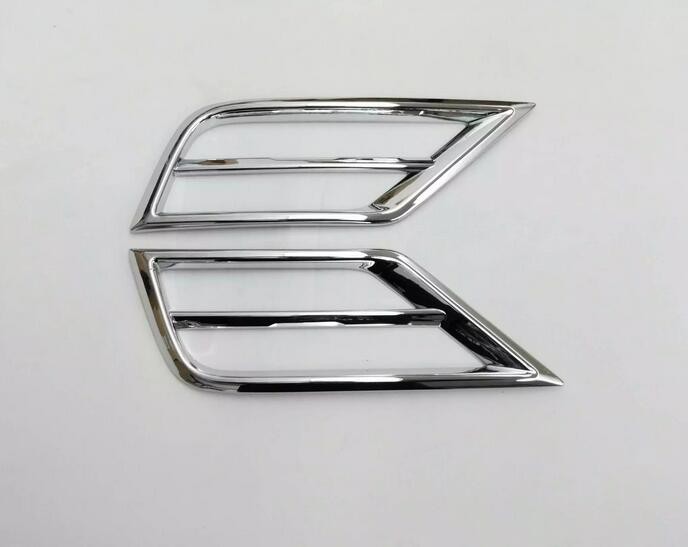 Хромированные накладки на воздухозаборники в бампере OEM-Tuning Volkswagen Tiguan II 2016-2019 no.5577