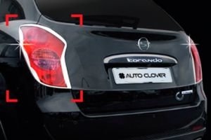 Хромированные накладки на задние фонари Autoclover SsangYong Actyon New 2011-2012 ― Auto-Clover