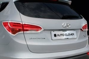 Хромированные накладки на задние фонари Autoclover Hyundai Santa Fe 2012-2018 ― Auto-Clover