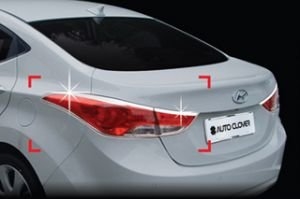 Хромированные накладки на задние фонари Autoclover Hyundai Elantra 2010-2015 ― Auto-Clover