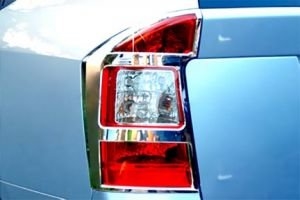 Хромированные накладки на задние фонари Autoclover KIA Carens 2006-2013 ― Auto-Clover