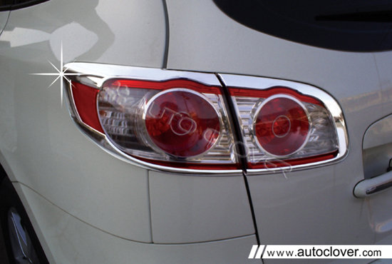 Хромированные накладки на задние фонари Autoclover Hyundai Santa Fe 2010-2012 no.18013