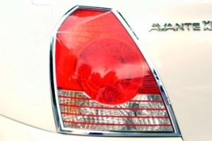 Хромированные накладки на задние фонари Autoclover Hyundai Elantra 2000-2005 ТагАЗ ― Auto-Clover