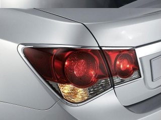 Хромированные накладки на задние фонари Autoclover Chevrolet Cruze 2008-2016 no.5429