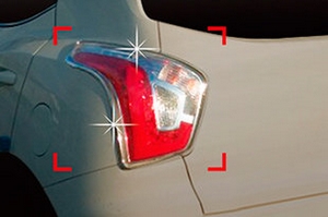 Хромированные накладки на задние фонари Autoclover SsangYong Tivoli 2015-2019 ― Auto-Clover