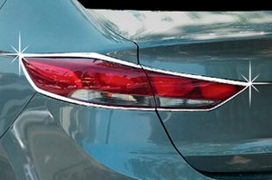 Хромированные накладки на задние фонари Autoclover Hyundai Elantra 2016-2019 ― Auto-Clover