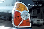 Хромированные накладки на задние фонари Cromax Hyundai Terracan 2001-2007