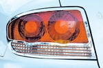 Хромированные накладки на задние фонари Cromax Hyundai Sonata 2001-2005 ТагАЗ