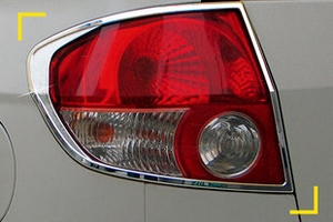 Хромированные накладки на задние фонари Kyoungdong Hyundai Getz 2002-2011 ― Auto-Clover