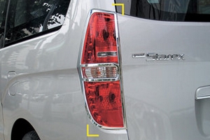 Хромированные накладки на задние фонари Kyoungdong Hyundai Grand Starex (H-1) 2007-2019 ― Auto-Clover