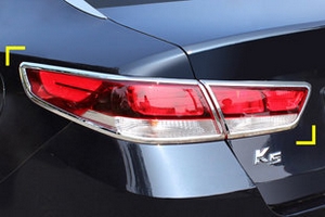 Хромированные накладки на задние фонари Kyoungdong KIA Optima 2016-2019 ― Auto-Clover