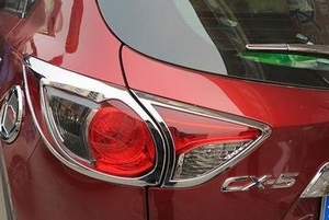 Хромированные накладки на задние фонари OEM-Tuning Mazda CX-5 2012-2017 ― Auto-Clover