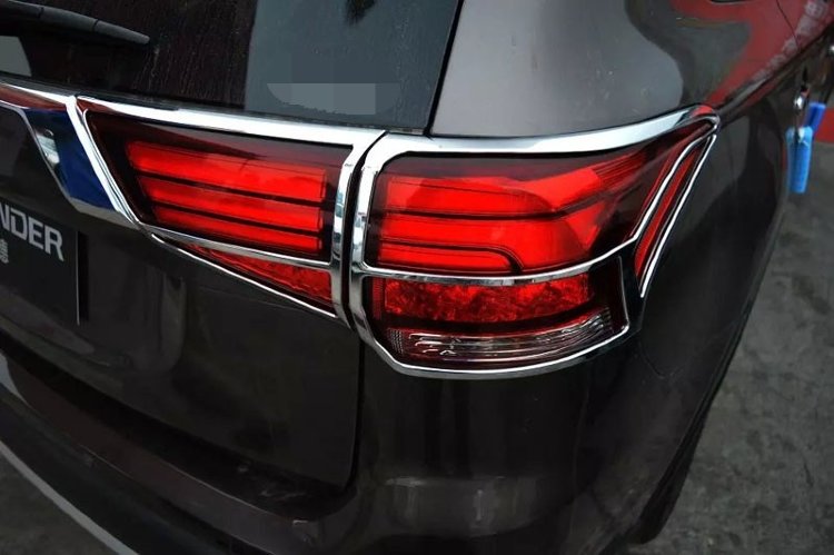 Хромированные накладки на задние фонари OEM-Tuning Mitsubishi Outlander III 2013-2019 no.8210