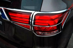 Хромированные накладки на задние фонари OEM-Tuning Mitsubishi Outlander III 2013-2019 ― Auto-Clover