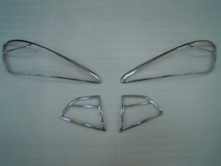 Хромированные накладки на задние фонари OEM-Tuning Hyundai ix35 2009-2015 no.9393
