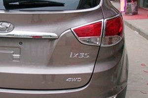 Хромированные накладки на задние фонари OEM-Tuning Hyundai ix35 2009-2015 ― Auto-Clover