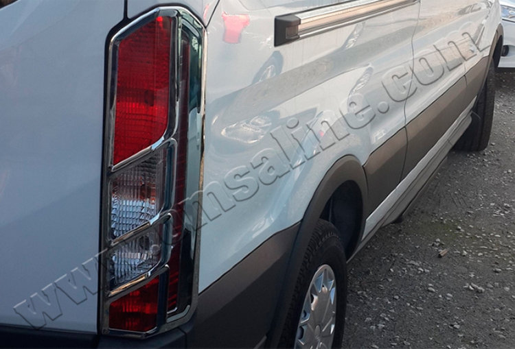 Хромированные накладки на задние фонари Omsa Line Ford Transit 2014-2019 no.13679