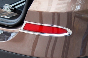 Хромированные накладки на задние противотуманные фары OEM-Tuning BMW X3 (F25) 2010-2017 ― Auto-Clover