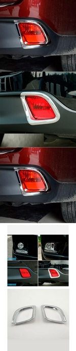 Хромированные накладки на задние противотуманные фары OEM-Tuning Toyota Highlander 2014-2019