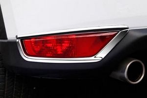 Хромированные накладки на задние противотуманные фонари (вариант 2) OEM-Tuning Mazda CX-5 2017-2019 ― Auto-Clover