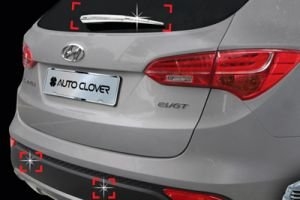 Хромированные накладки на задний стеклоочиститель Autoclover Hyundai Santa Fe 2012-2018 ― Auto-Clover