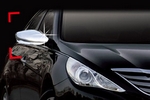 Хромированные накладки на зеркала без поворотника Autoclover Hyundai Sonata 2009-2014