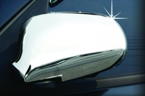 Хромированные накладки на зеркала без поворотника Autoclover Nissan Almera 2002-2009 ― Auto-Clover