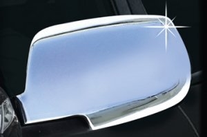 Хромированные накладки на зеркала без поворотника Autoclover KIA Sorento 2009-2012 ― Auto-Clover
