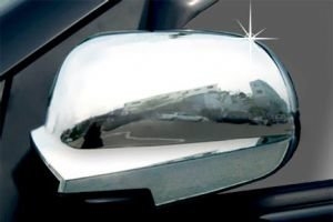 Хромированные накладки на зеркала без поворотника Autoclover SsangYong Kyron 2005-2015 ― Auto-Clover