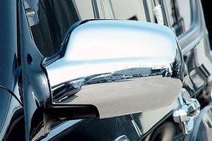 Хромированные накладки на зеркала Cromax Hyundai Terracan 2001-2007 ― Auto-Clover
