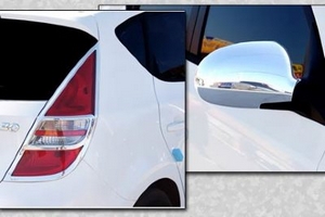 Хромированные накладки на зеркала и задние фонари Hyundai i30 2007-2012 ― Auto-Clover