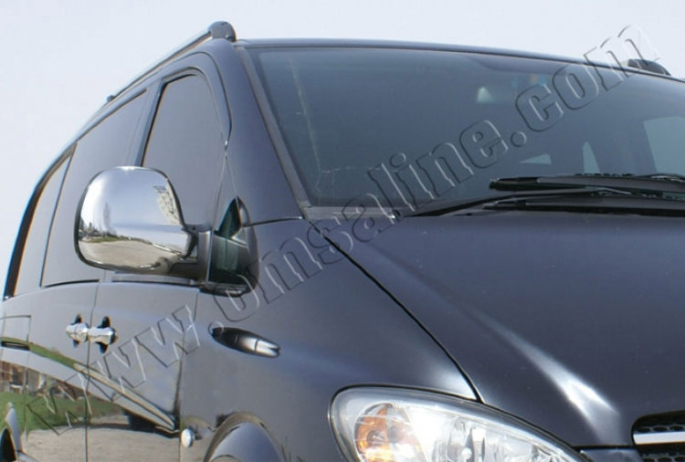 Хромированные накладки на зеркала Omsa Line Mercedes-Benz Vito W639 2003-2014 no.13542