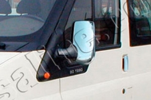 Хромированные накладки на зеркала Omsa Line Ford Transit 2006-2013 ― Auto-Clover